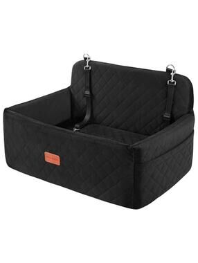 Dog Car Seat for Medium/Large Dogs, Pet Booster Seat up to 55 lbs, Black